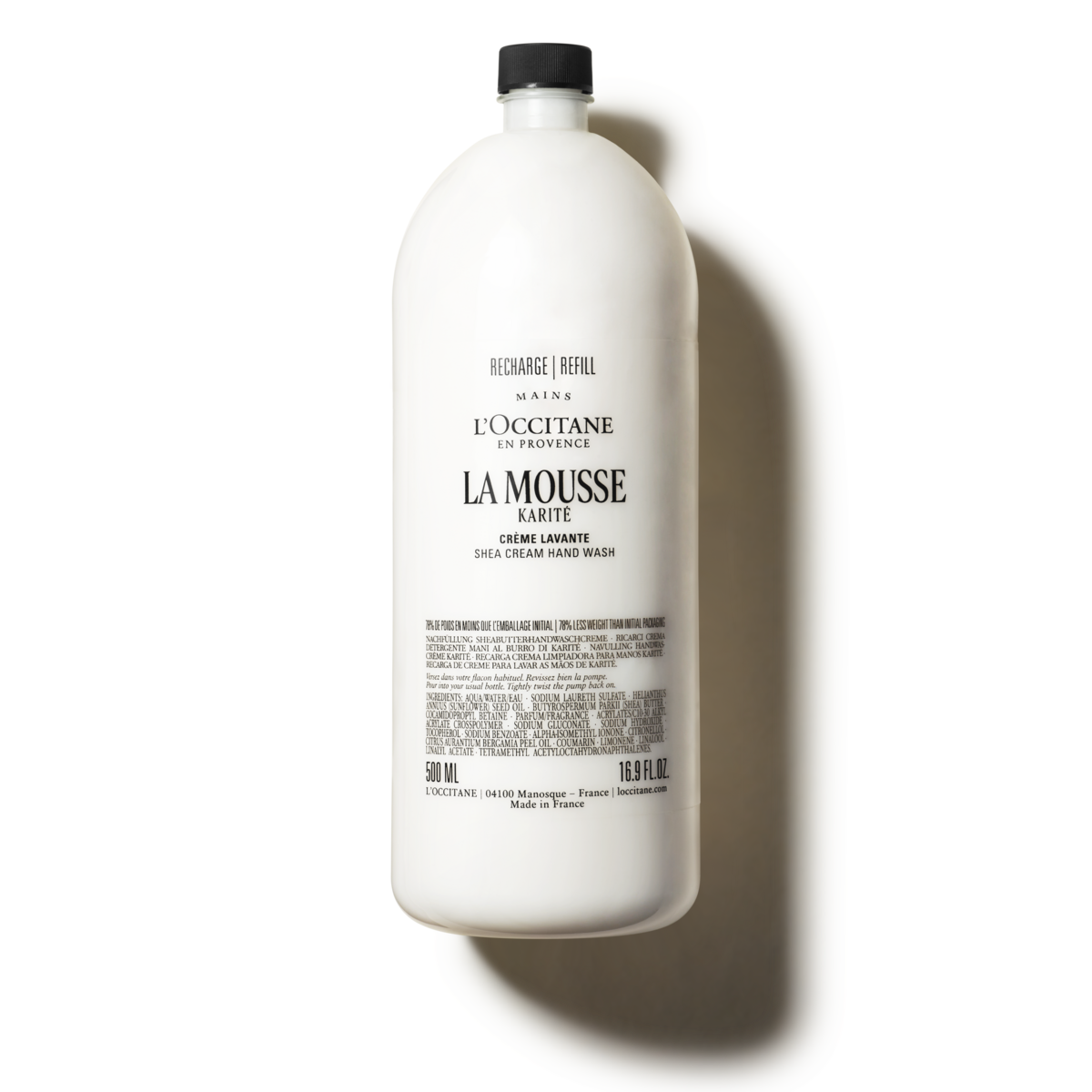 Eco Refill Jabón en Crema para Manos Karité 500ml