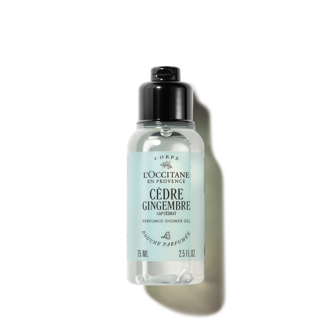 Cèdre Gingembre perfumed shower gel