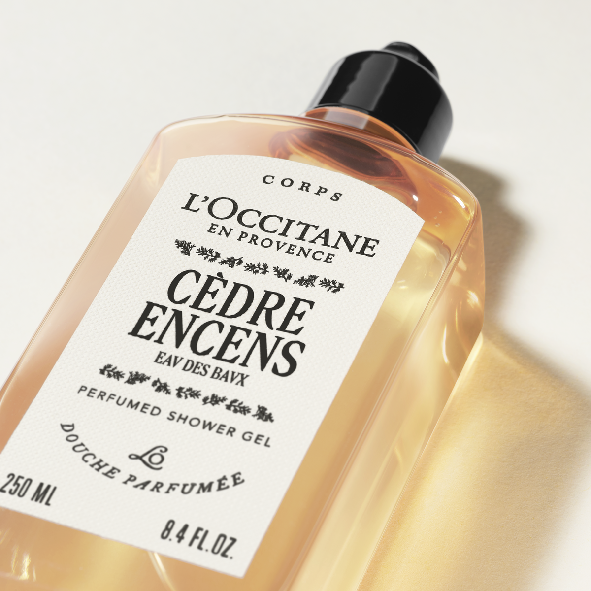 Cèdre Encens perfumed shower gel