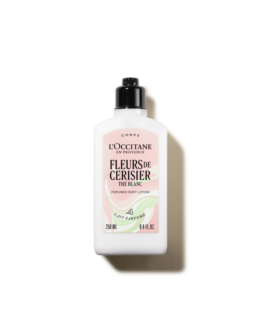 Fleurs de Cerisier Thé Blanc perfumed body lotion