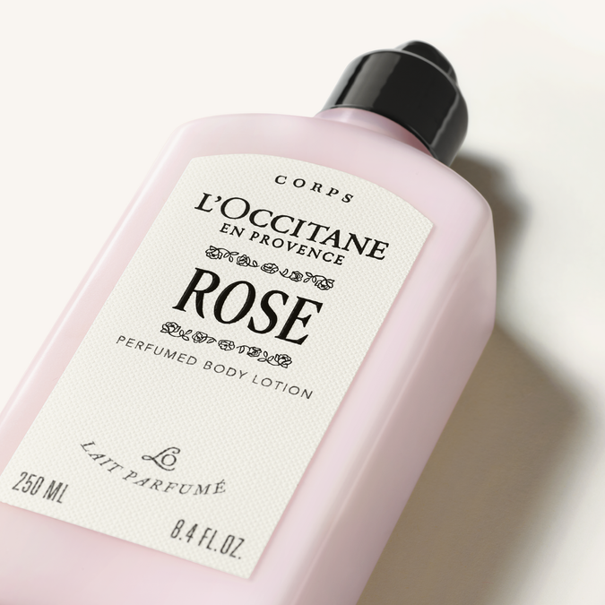 Rose perfumed body lotion