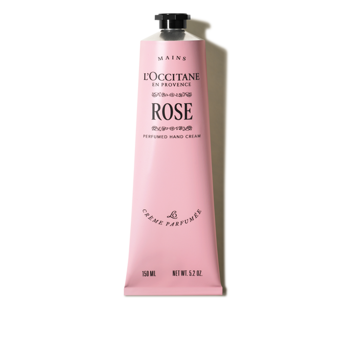 Rose perfumed hand cream