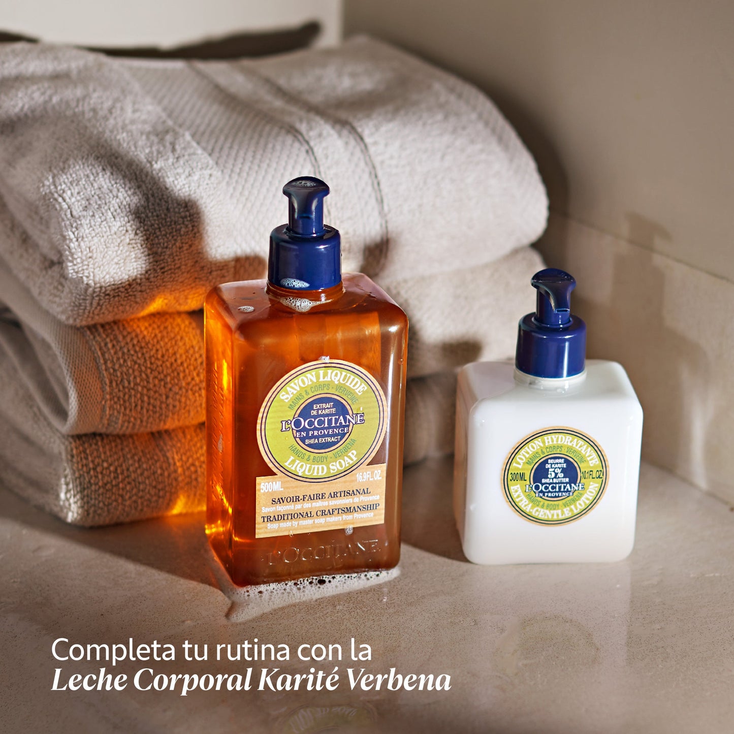 Jabón líquido manos y cuerpo Karité Verbena 500ml