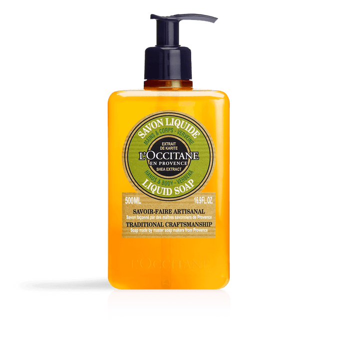 Jabón líquido manos y cuerpo Karité Verbena 500ml