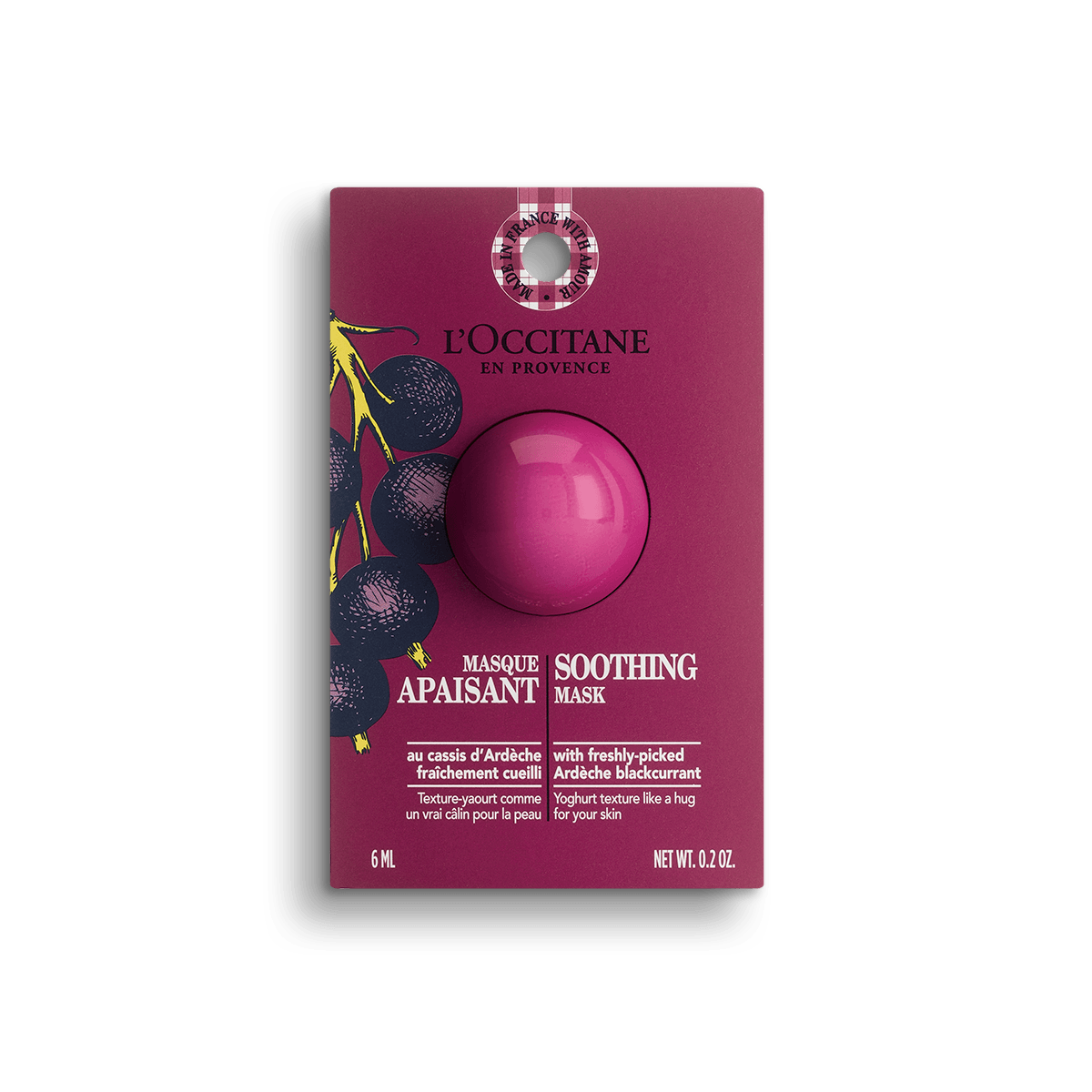 Compra Máscarilla Calmante con Grosellas Negras en Honduras - Precio y Beneficios