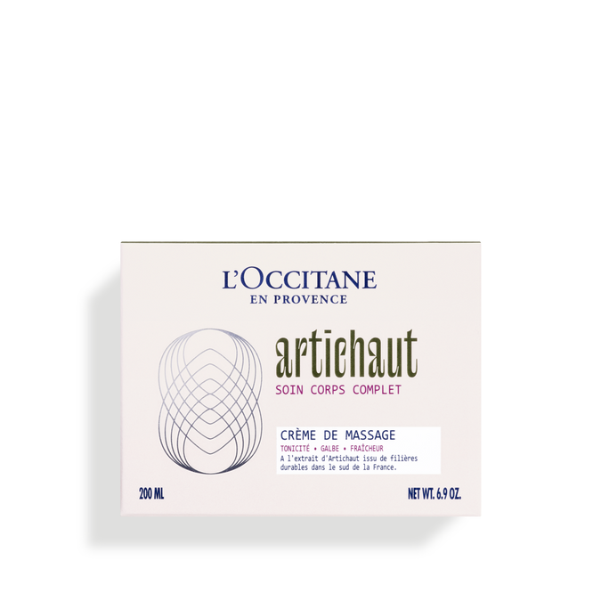 Crema para masaje corporal Alcachofa