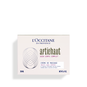 Crema para masaje corporal Alcachofa